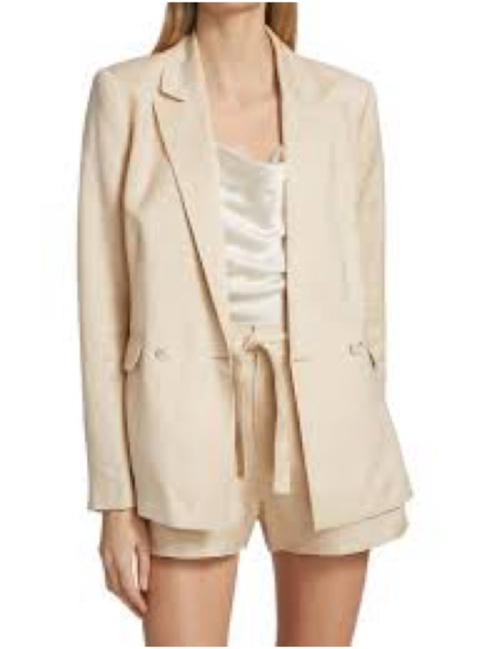NWOT
PAIGE
Dawson Blazer
Size XS 
Ecru White / Beige 
100% Linen